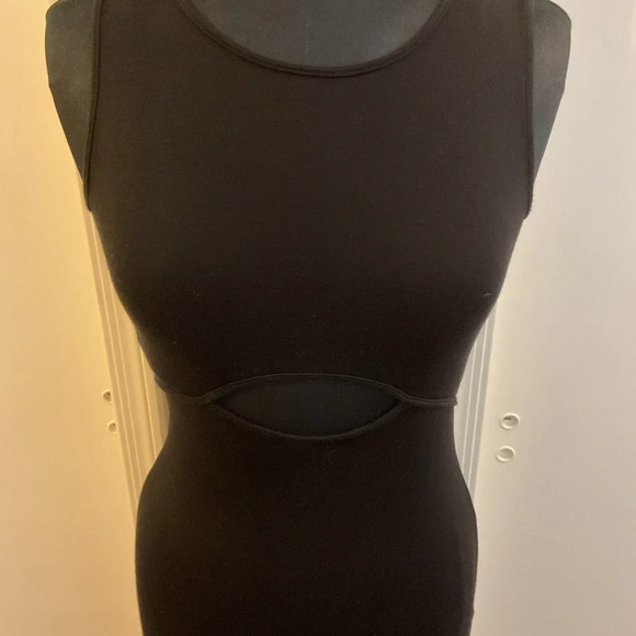 ☀️ Antistar Black Knee Length Bodycon Size Small Dress - Picture 4 of 6